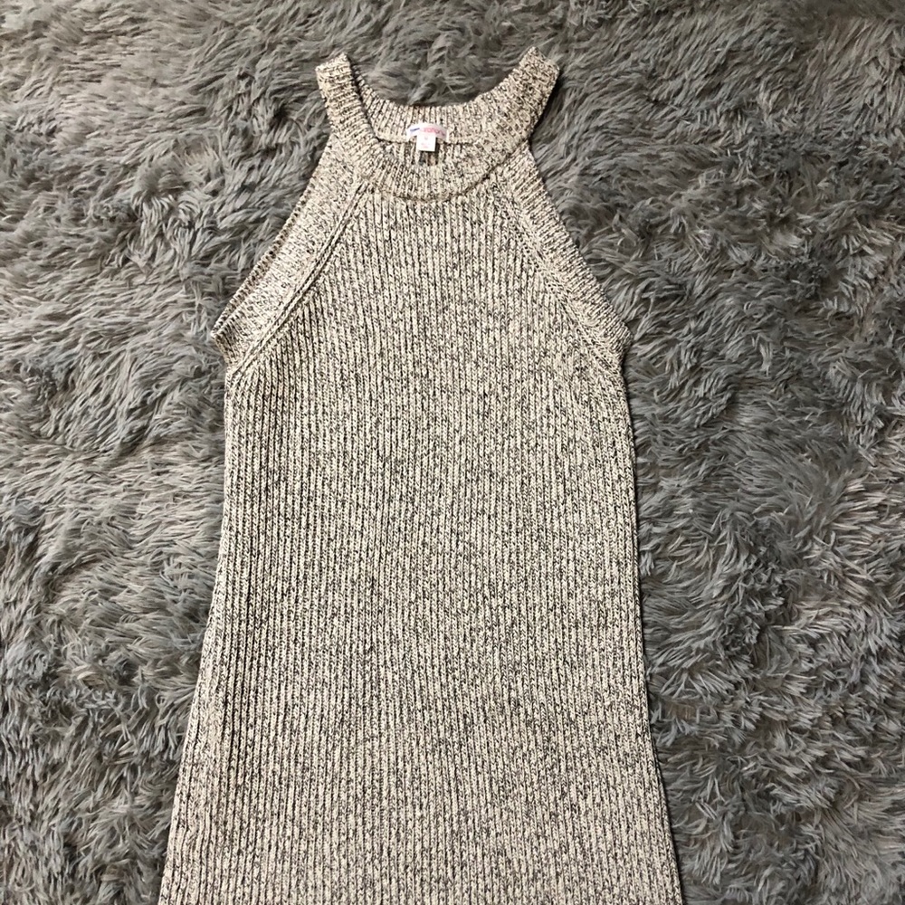Knitted tank dress